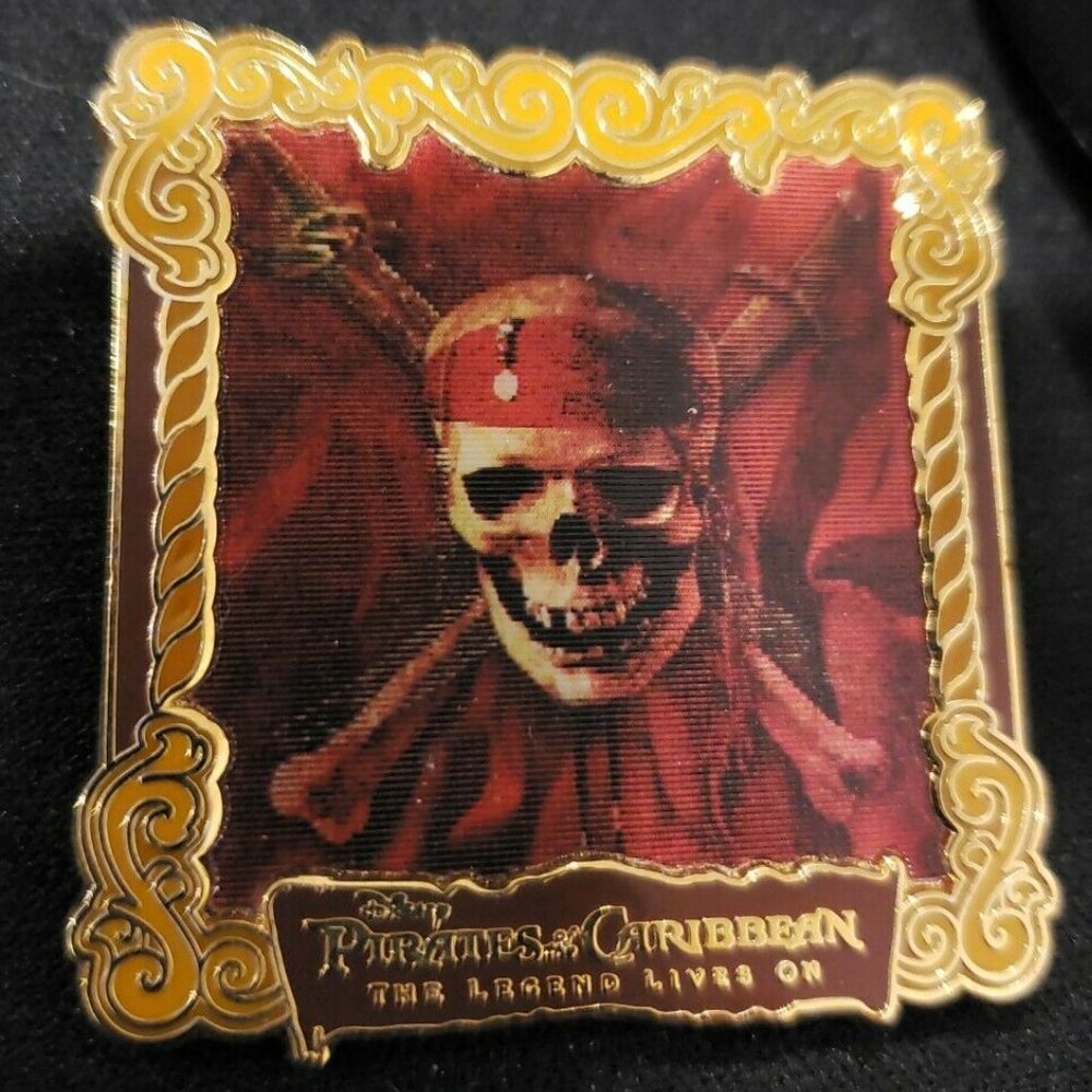 Disney Pin 59577‎ Pirates of the Caribbean Legend Lives On Lenticular